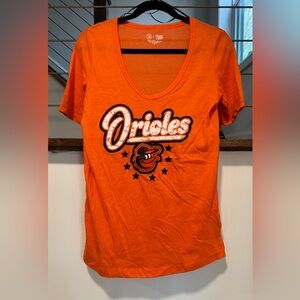 Orioles NWT Women's Orange Logo Tee small